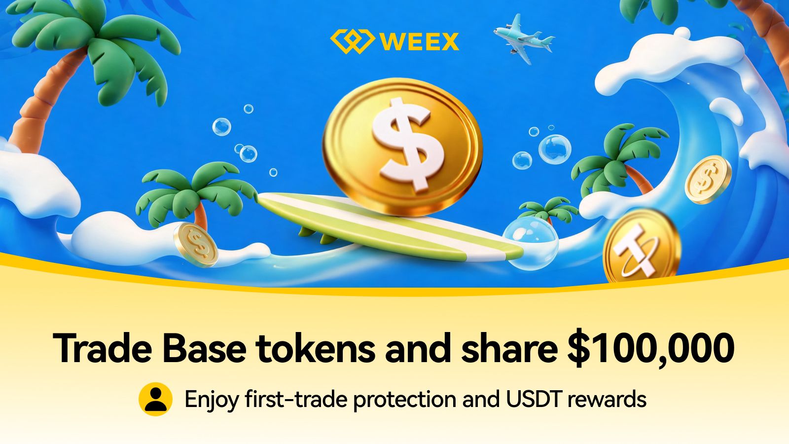Base 代币交易奖励：在 WEEX 瓜分 $100,000