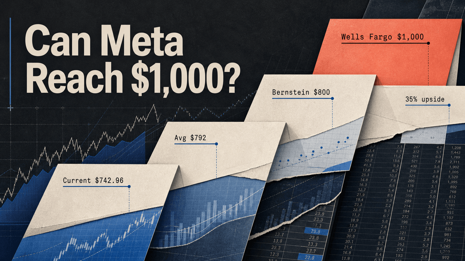 META 能达到1,000美元吗？富国银行、杰富瑞和伯恩斯坦的 Meta 股票目标价透露了什么
