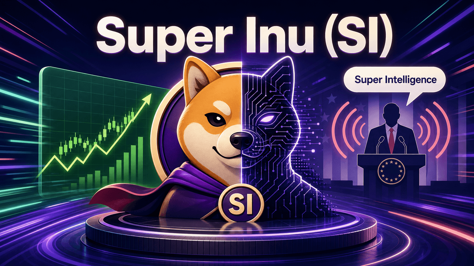 什么是 Super Inu (SI)？借势特朗普将人工智能更名为“超级智能”的 Solana 模因币